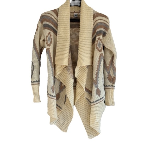 Roxy Cardigan Aztec Print Western Sweater Size Small - Picture 2 of 6